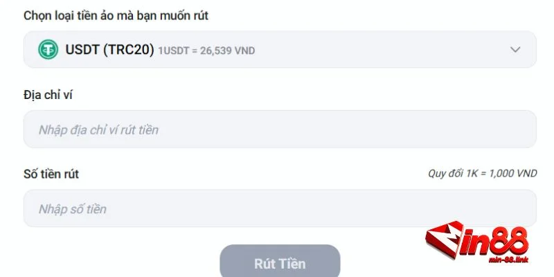 Quy trình rút tiền Min88 chuẩn xác nhất